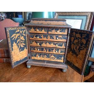 England, Circa 1800–1820. Small Cabinet In The Chinese Style