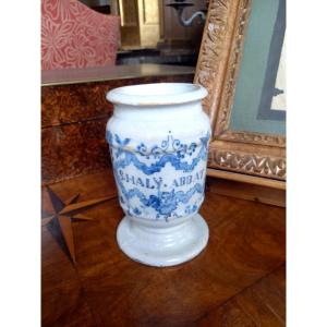Circa 1740. Delftware. Apothecary's Pill Box