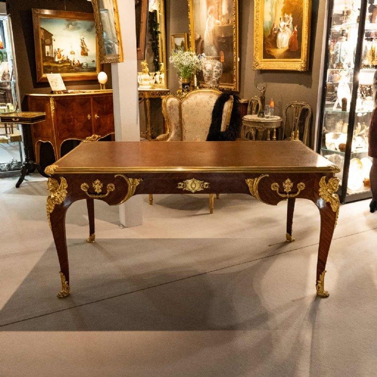  Bureau Louis XV de Paul Sormani en palissandre, circa 1867-photo-2