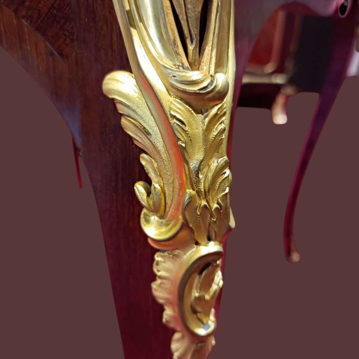 Louis XV-style Cabaret Table, Stamped "l. Cueunieres"-photo-4