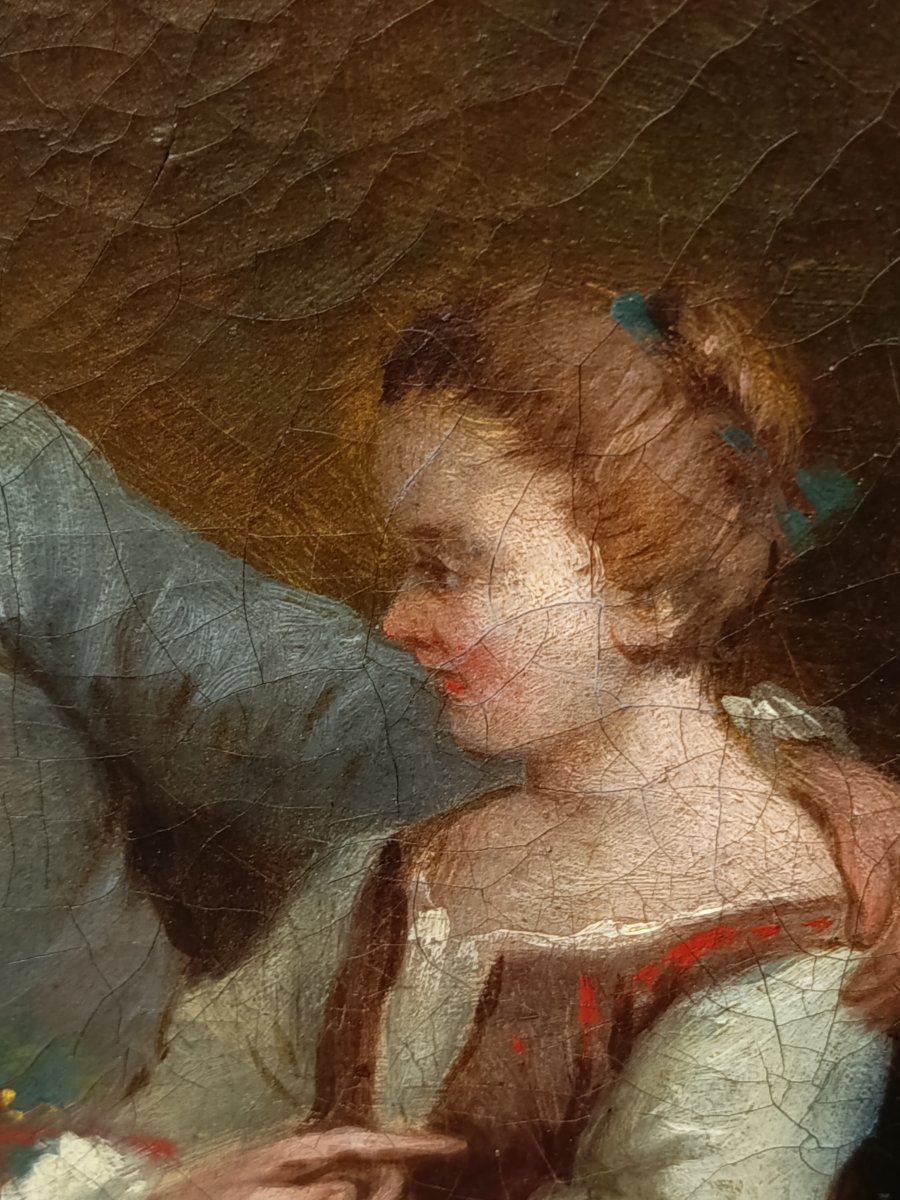 Tableau XIXème inspiré de J-Baptiste Pater -photo-4