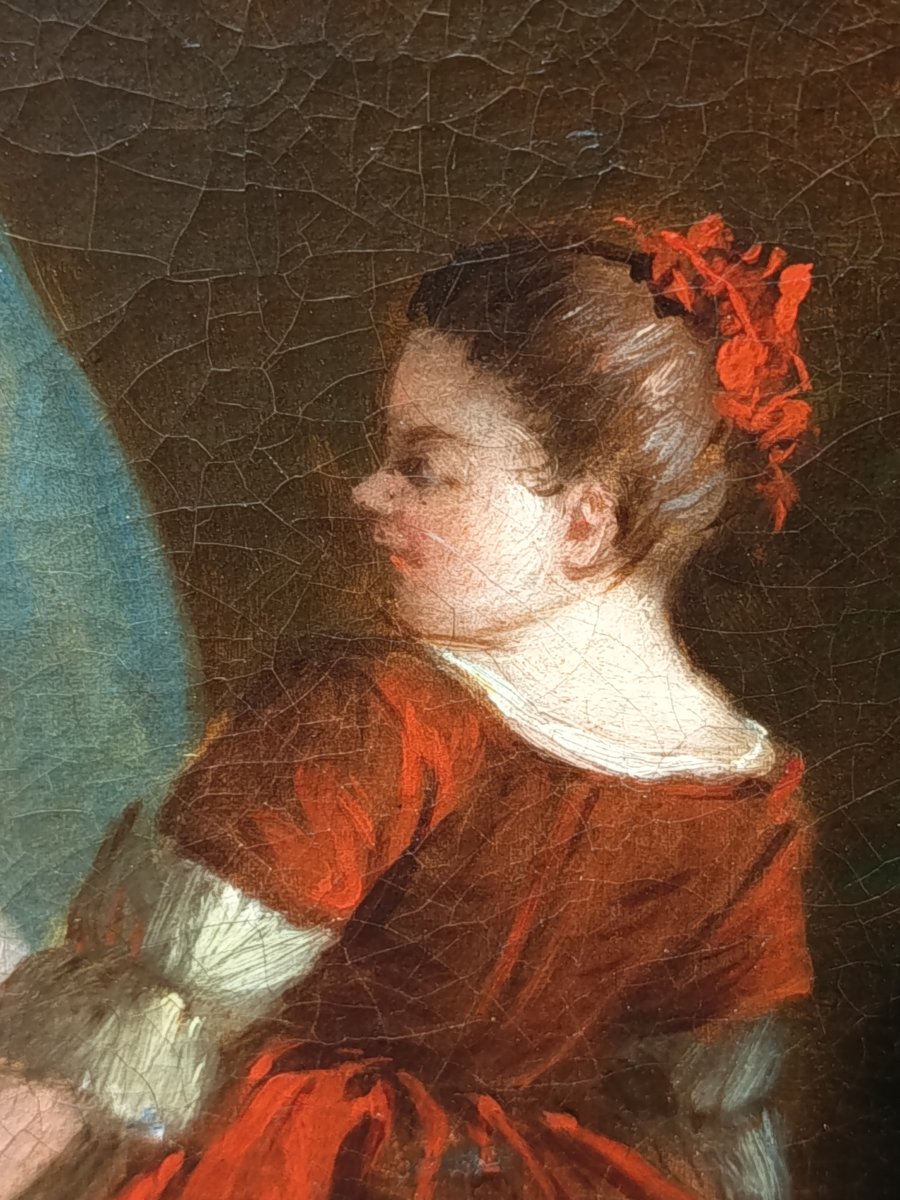 Tableau XIXème inspiré de J-Baptiste Pater -photo-2