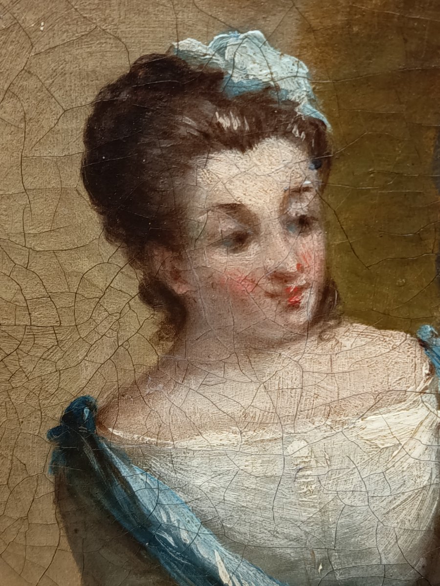Tableau XIXème inspiré de J-Baptiste Pater -photo-3