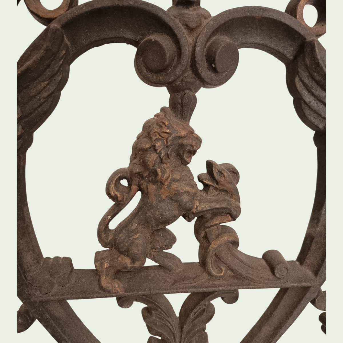 Porte-manteau / chapeau / canne en fonte -photo-4