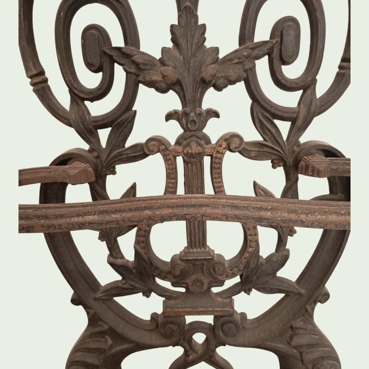 Porte-manteau / chapeau / canne en fonte -photo-2