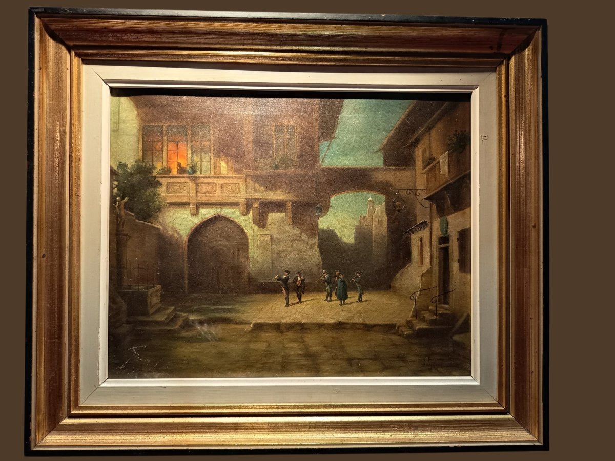 "the Serenade" By Carl Spitzweg