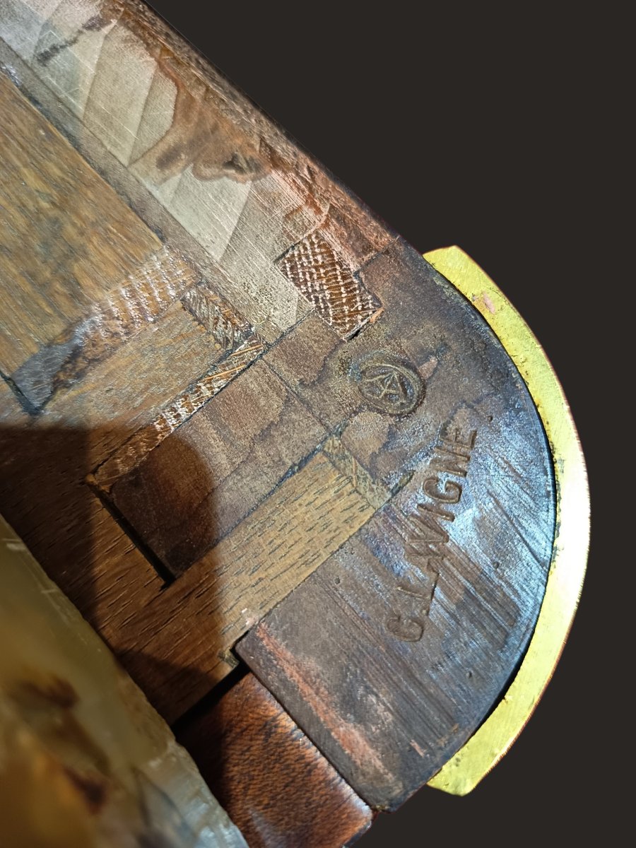 Louis XV/xvi-style Chest Of Drawers, Stamped "g. Lavigne" -photo-7