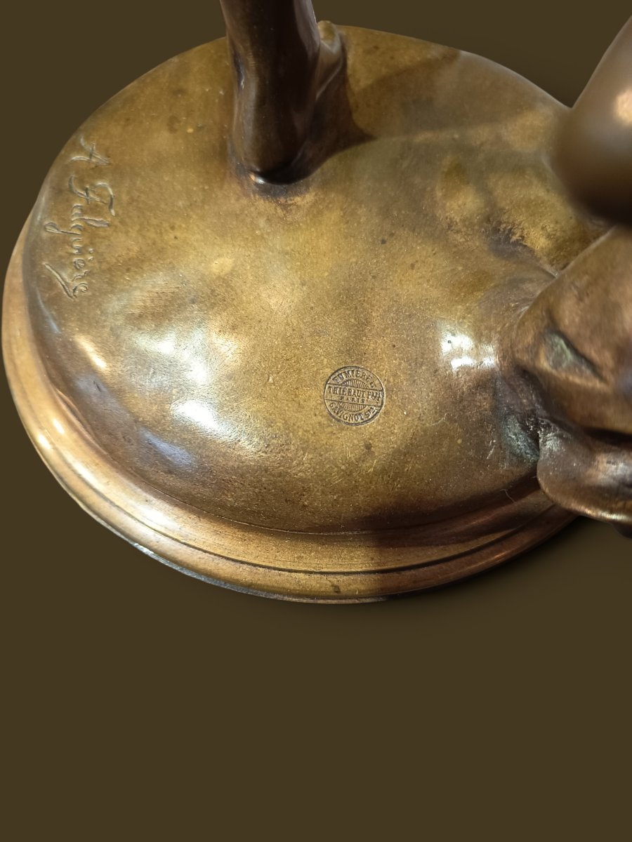 Bronze " Diane chasseresse " de Alexandre Falguière -photo-8