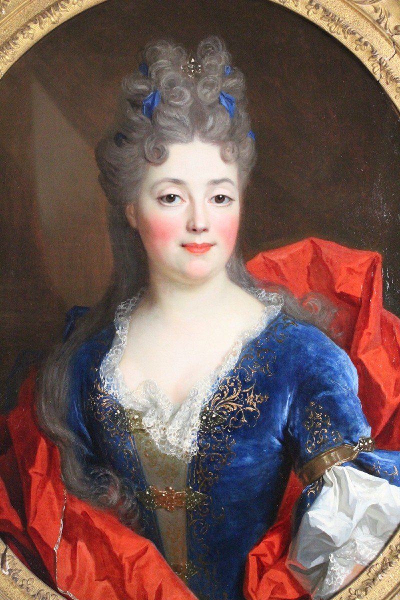 Nicolas De Largillière (1656-1746) Portrait Of Lady Of Quality-photo-2