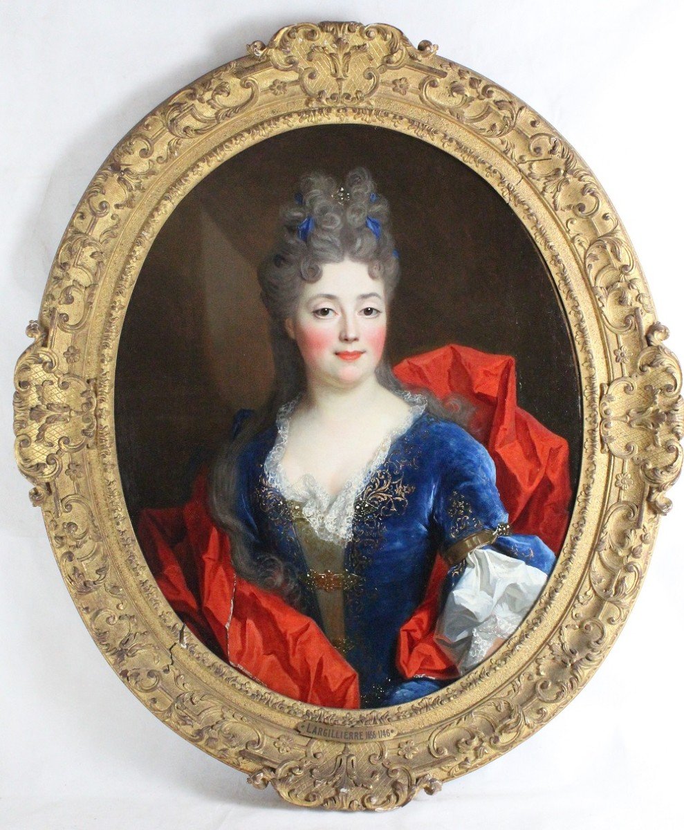 Nicolas De Largillière (1656-1746) Portrait Of Lady Of Quality