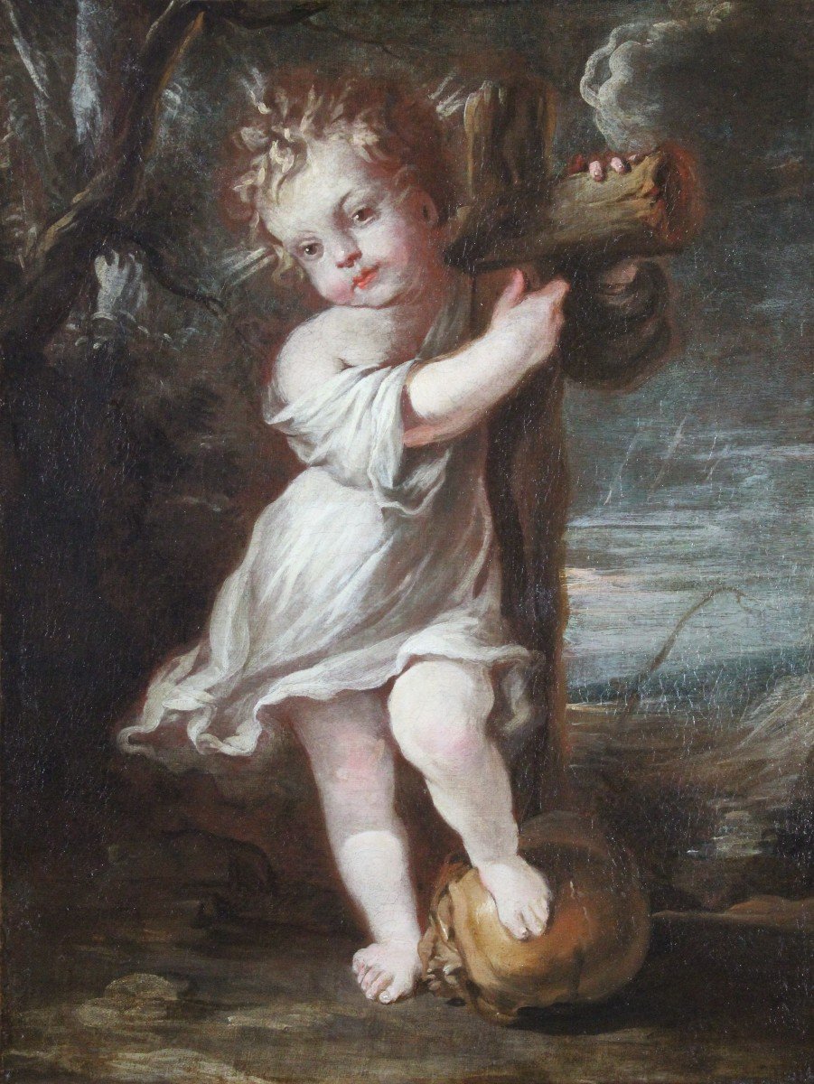 l'Enfant Jésus, Ecole espagnole du XVIIe siècle