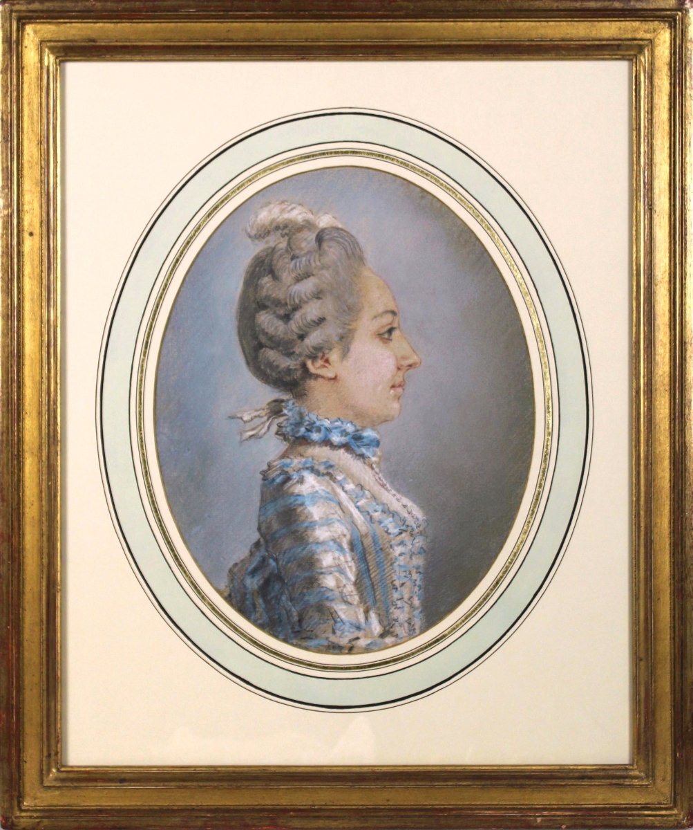 Paire de portraits au pastel-photo-2