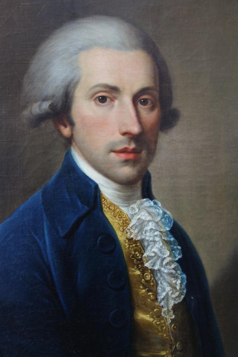 Portrait d'Homme De Qualité Attribué à Lampi (1751-1830)