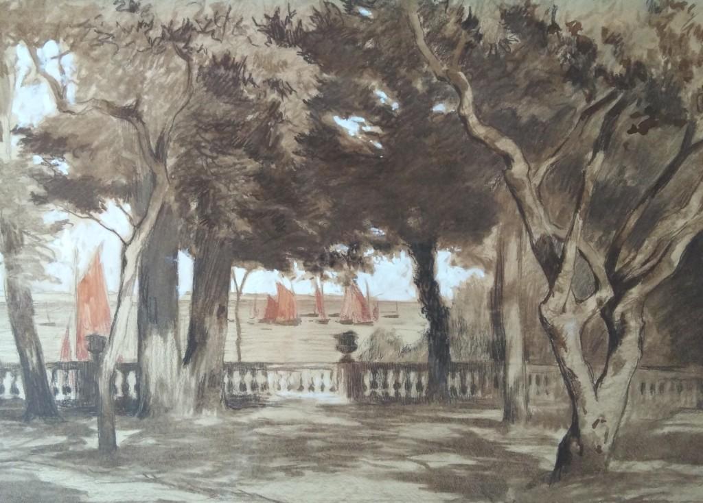 "Beg-Meil", Dessin De Raoul Serres-photo-3