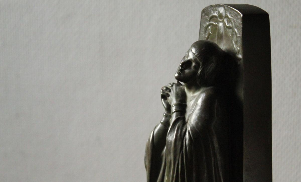 “jeanne Au Bûcher”, Bronze, Real Del Sarte-photo-3