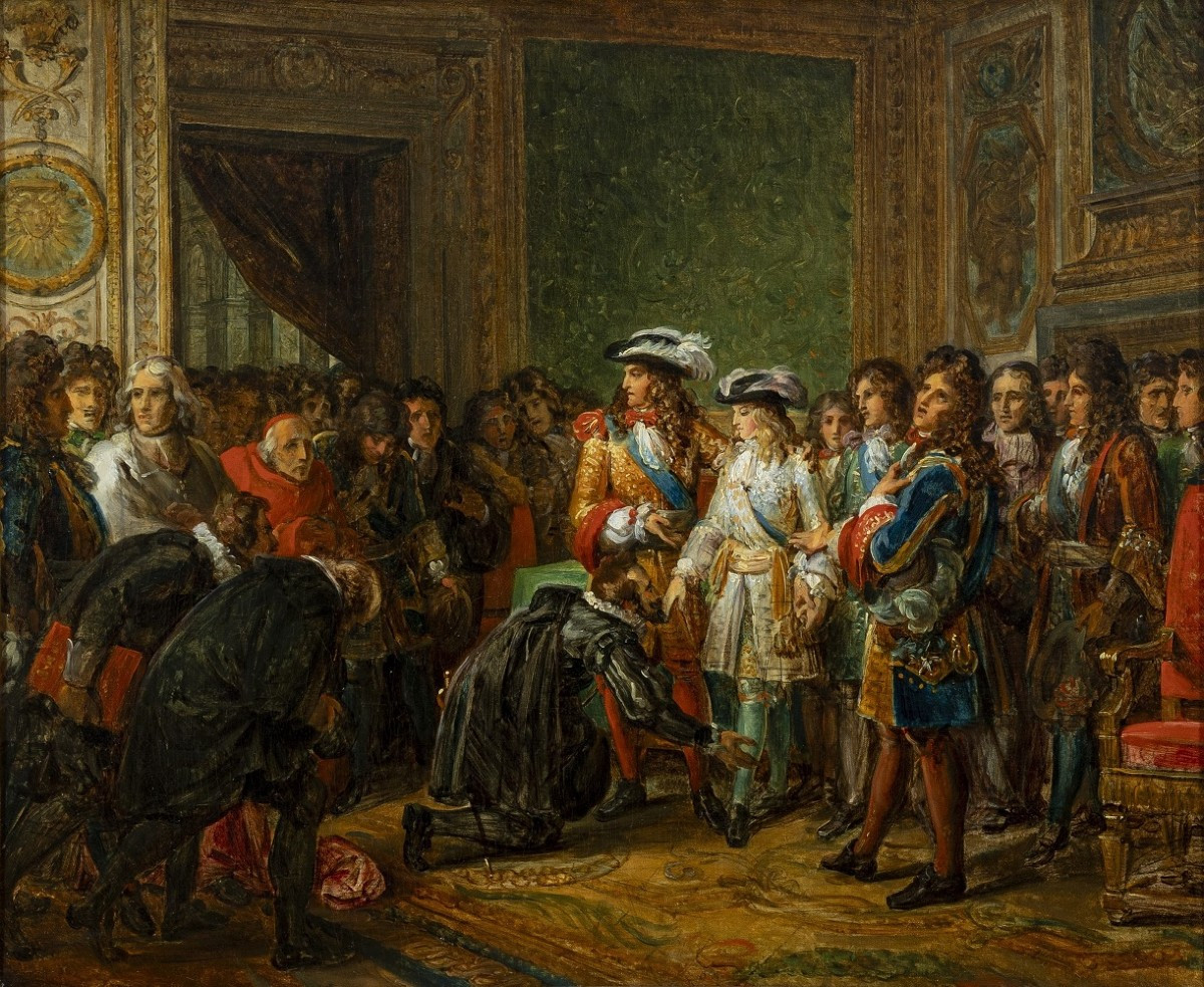 Baron Gérard (1770-1837) « La Proclamation du Duc d'Anjou »-photo-2