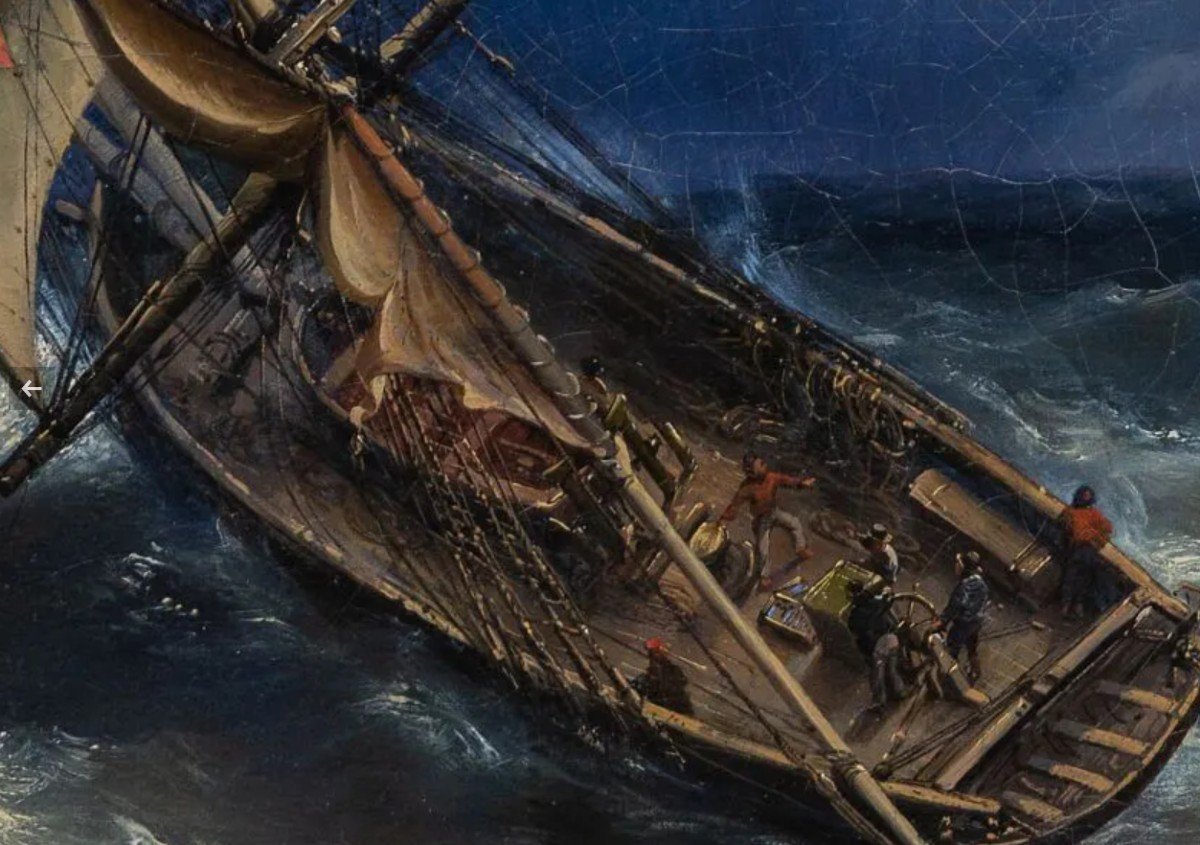 Théodore Gudin (1802-1880) Grande Marine-photo-3