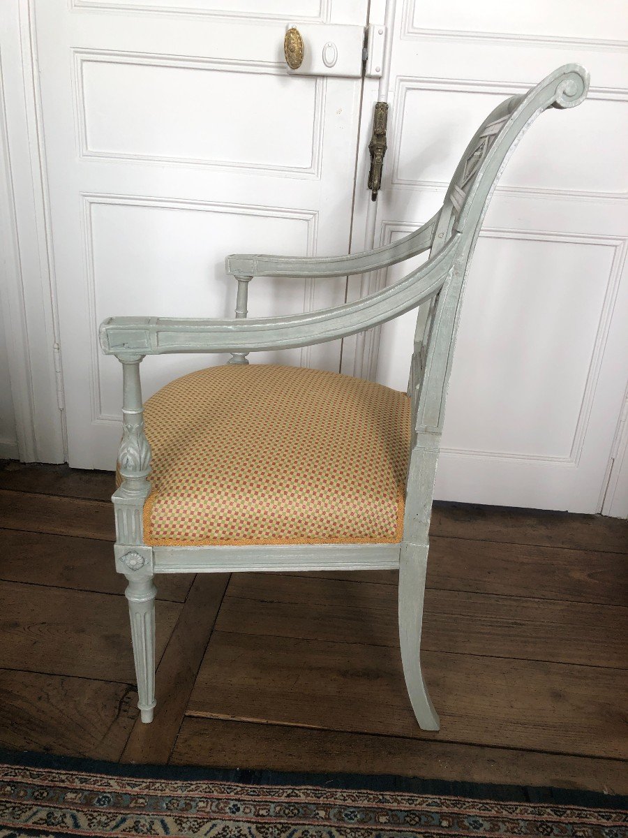 Pair Of Directoire Period Armchairs-photo-3