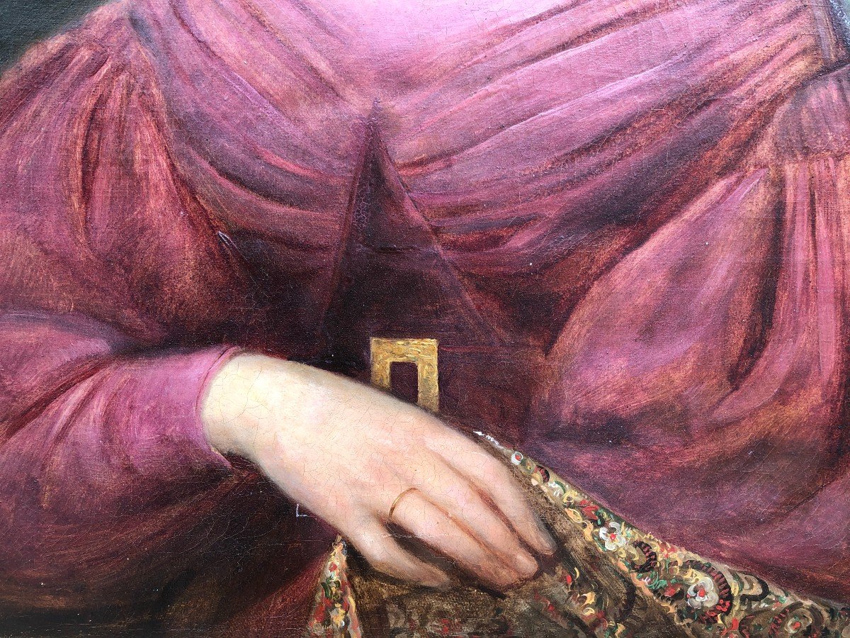 Portrait De Dame d'époque Restauration-photo-4