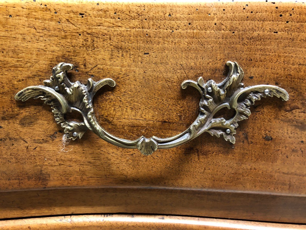 Commode d'époque Louis XV En Noyer-photo-3