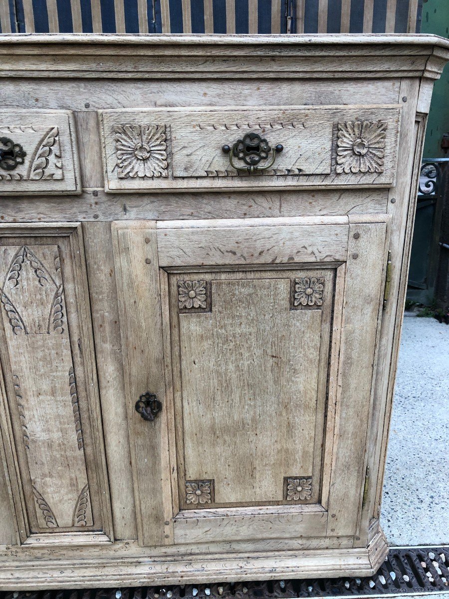 Louis XVI Period Liégeois Buffet In Natural Oak-photo-2