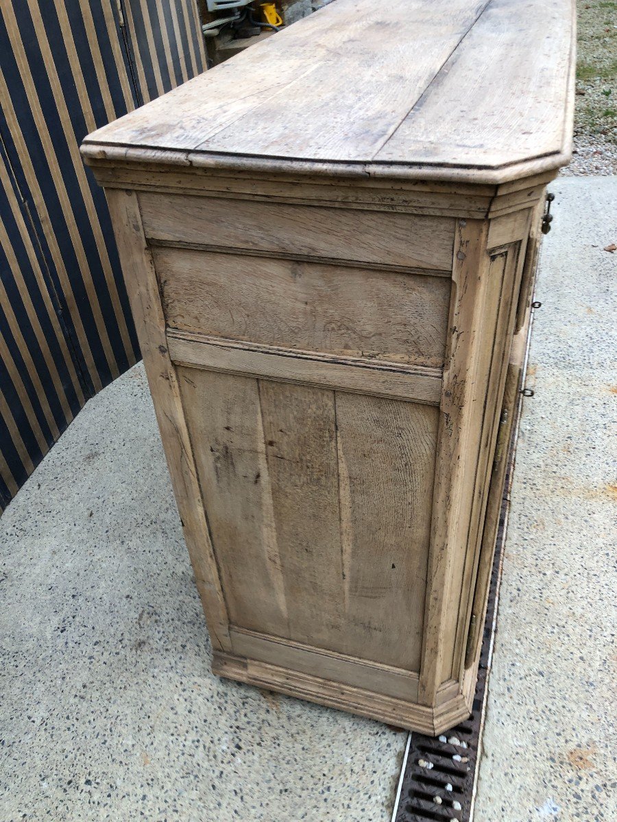 Louis XVI Period Liégeois Buffet In Natural Oak-photo-5