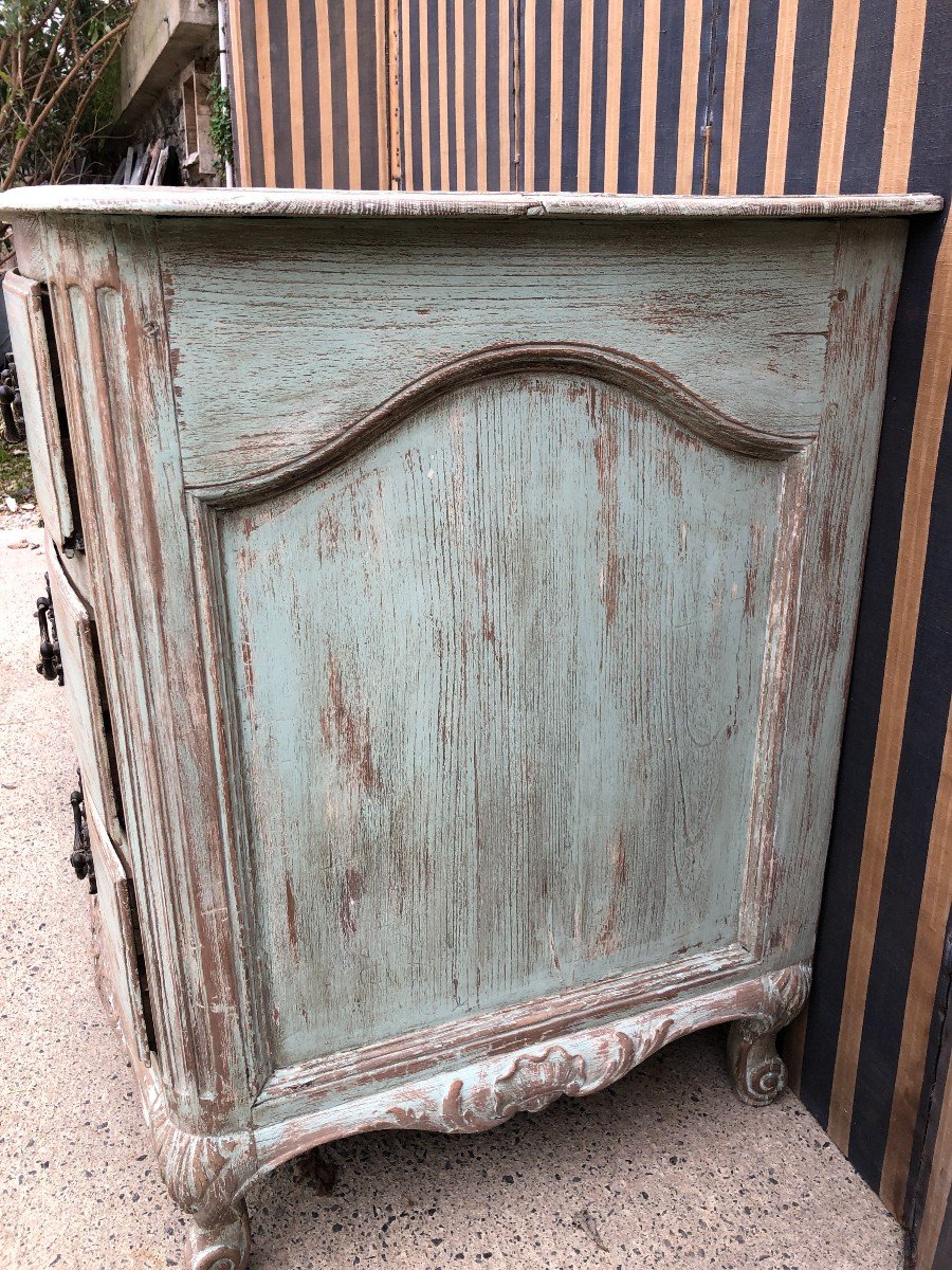Louis XV Period Painted Commode-photo-4