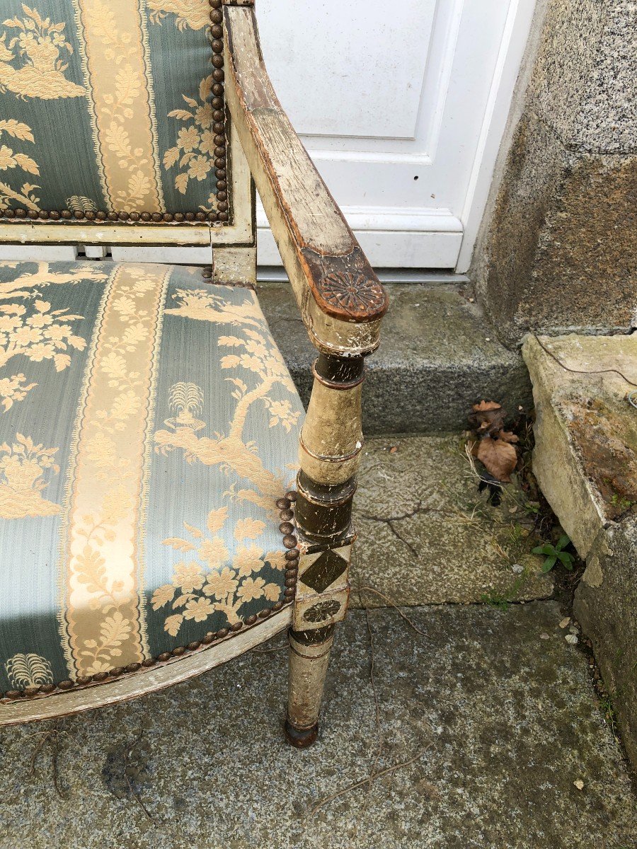 Period Directoire Lacquered Armchair-photo-2