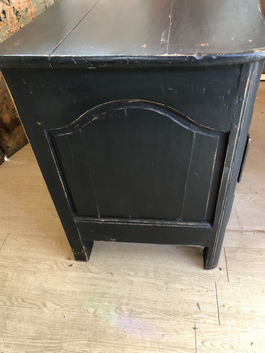 18th Century Black Ile De France Commode-photo-4