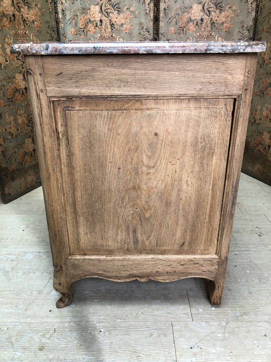 Louis XV Period Commode In Natural Oak-photo-3