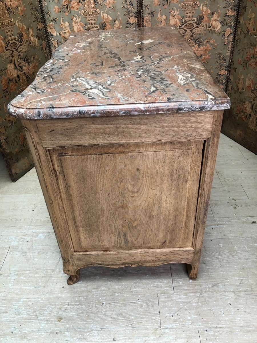 Louis XV Period Commode In Natural Oak-photo-4