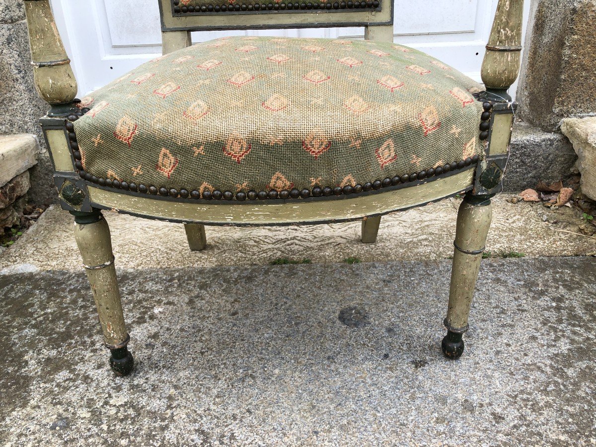 Suite Of Four Directoire Period Armchairs -photo-4