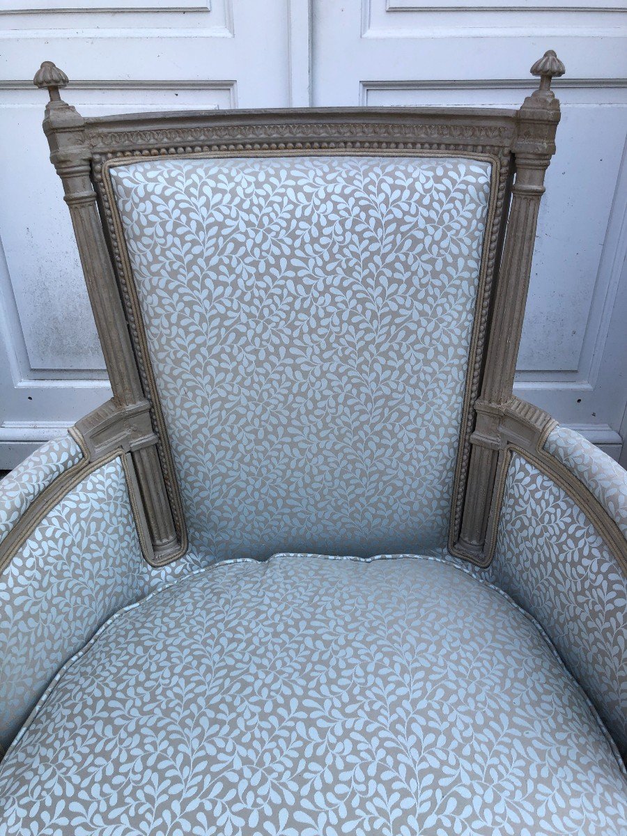 Bergère d'Epoque Louis XVI -photo-2