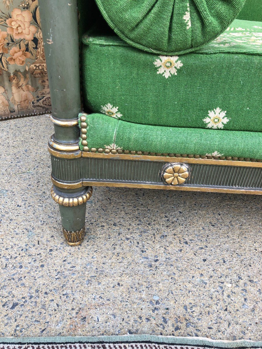 Banquette De Style Directoire Du XIXe-photo-4