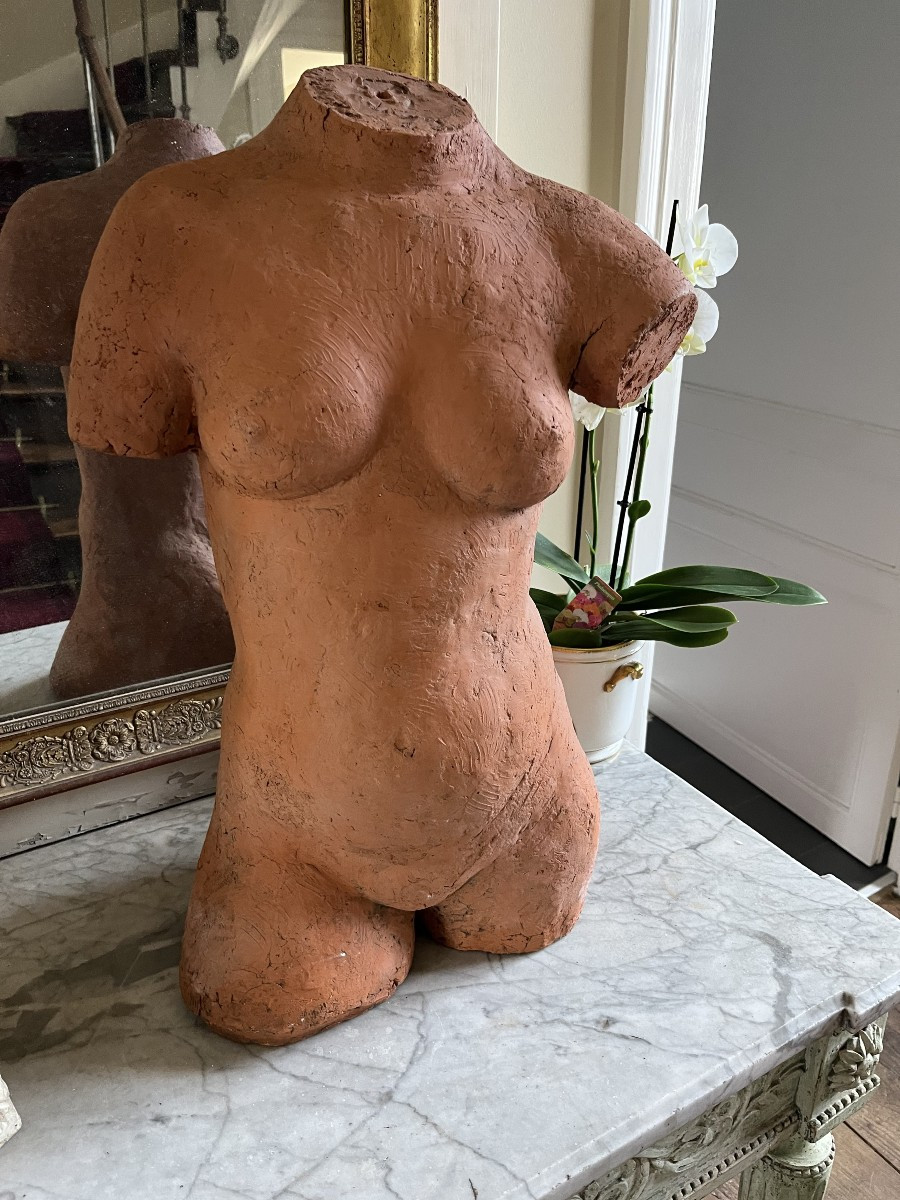 Sculpture En Terre Cuite Du XXe