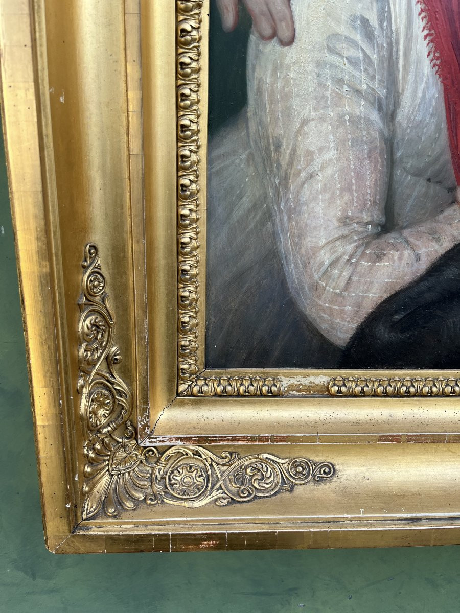 Portrait De Famille d'époque Restauration-photo-1