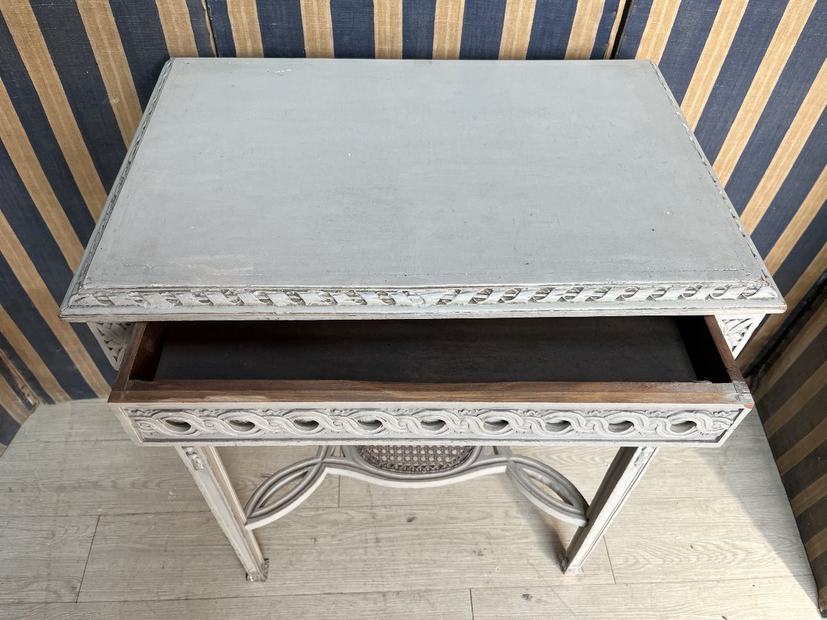 Small Louis XVI Style Table Circa 1900-photo-2