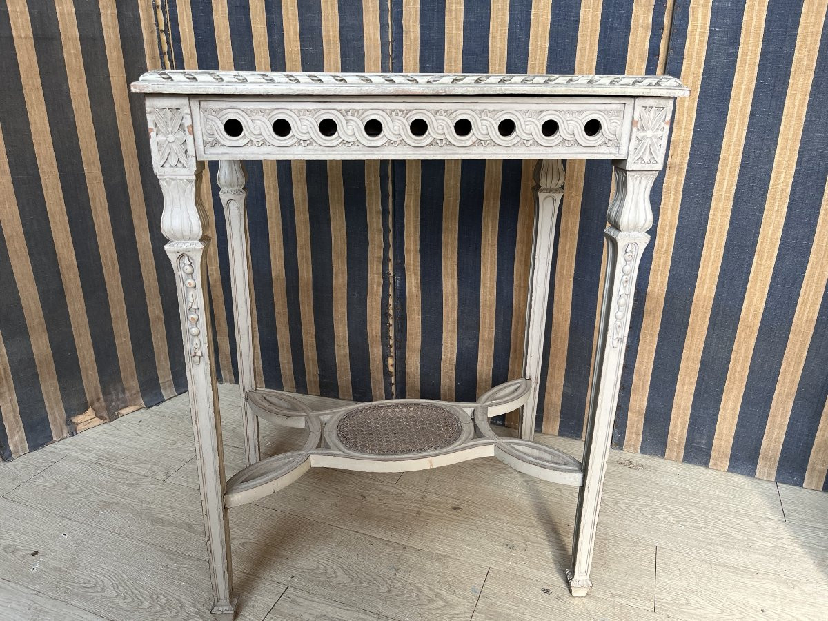Small Louis XVI Style Table Circa 1900-photo-4