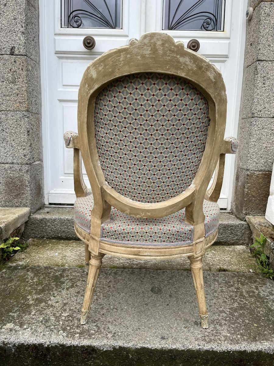 Fauteuil d'époque Louis XVI-photo-1