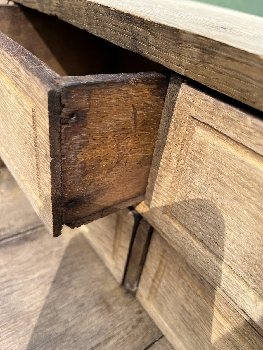 Louis XVI Period Sloping Desk In Natural Oak -photo-5