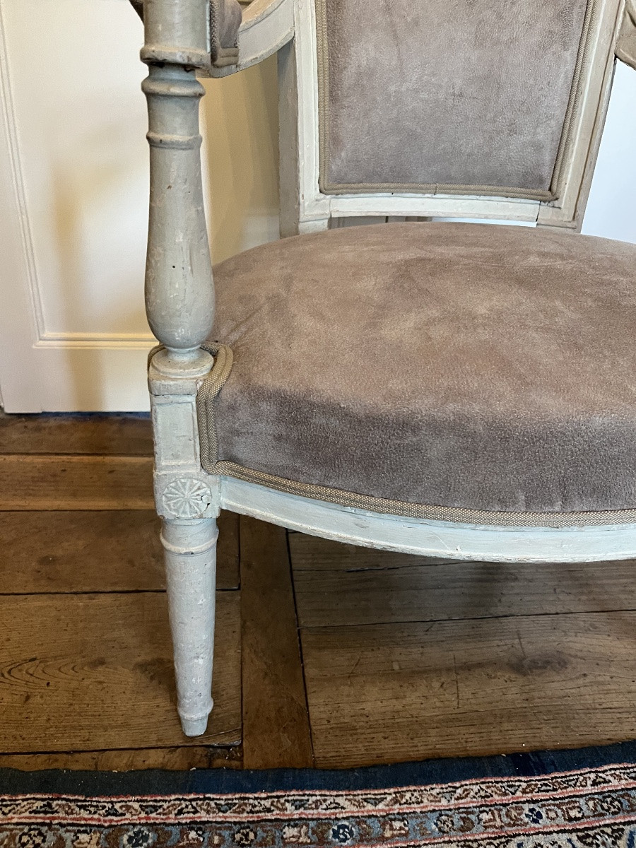 Directoire Période Armchair-photo-4