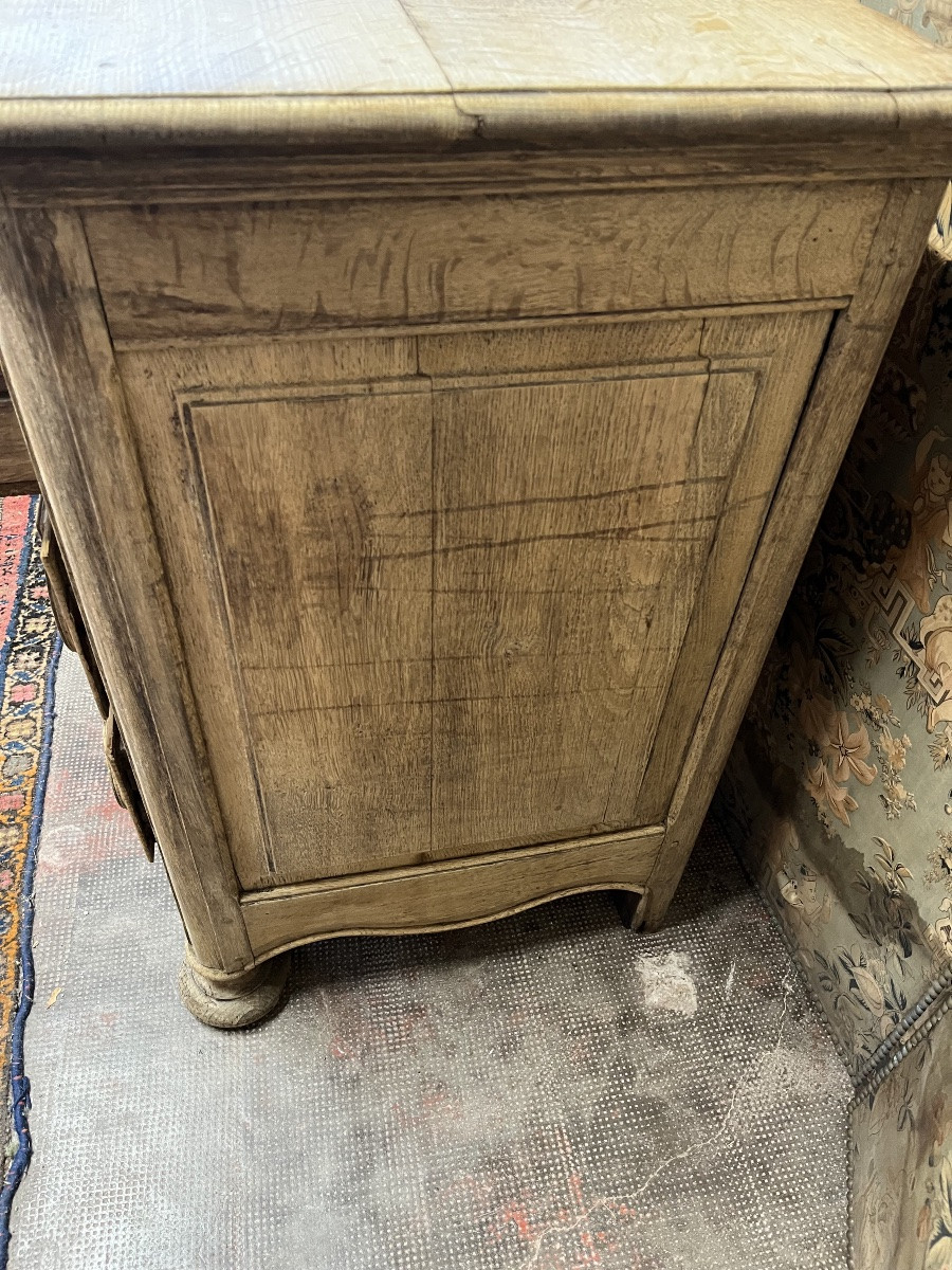 Small 19th Century Chest Of Drawers In Natural Oak -photo-1