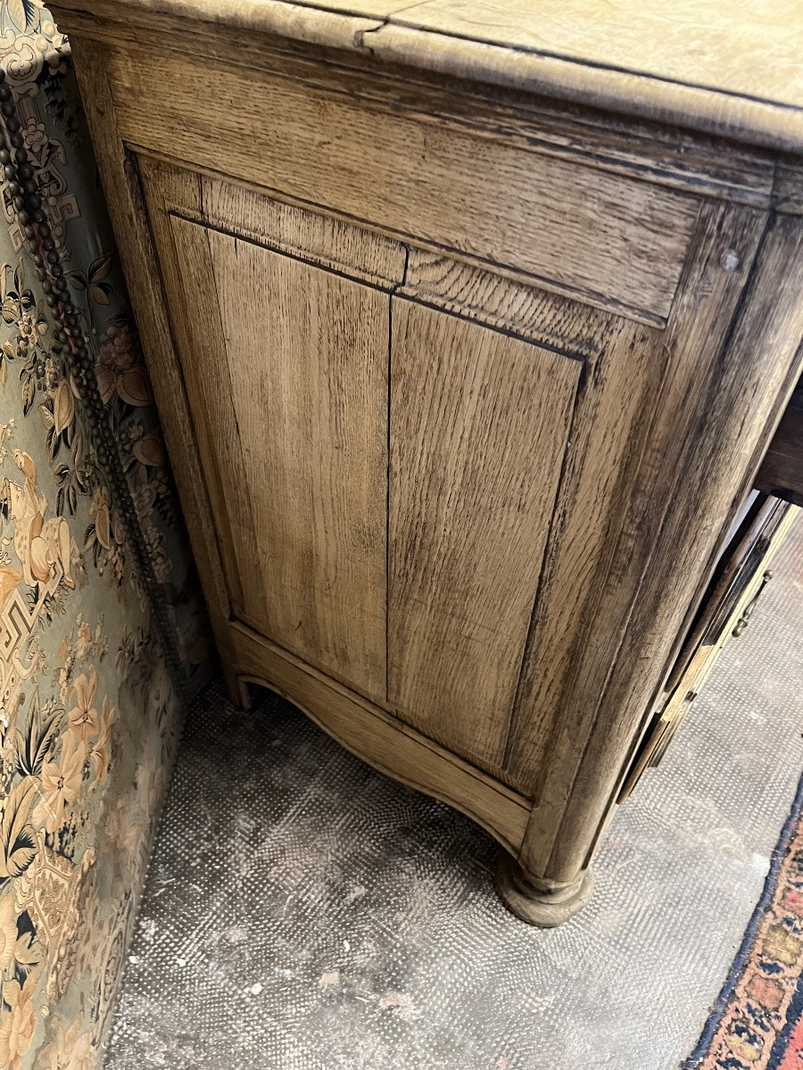 Small 19th Century Chest Of Drawers In Natural Oak -photo-2