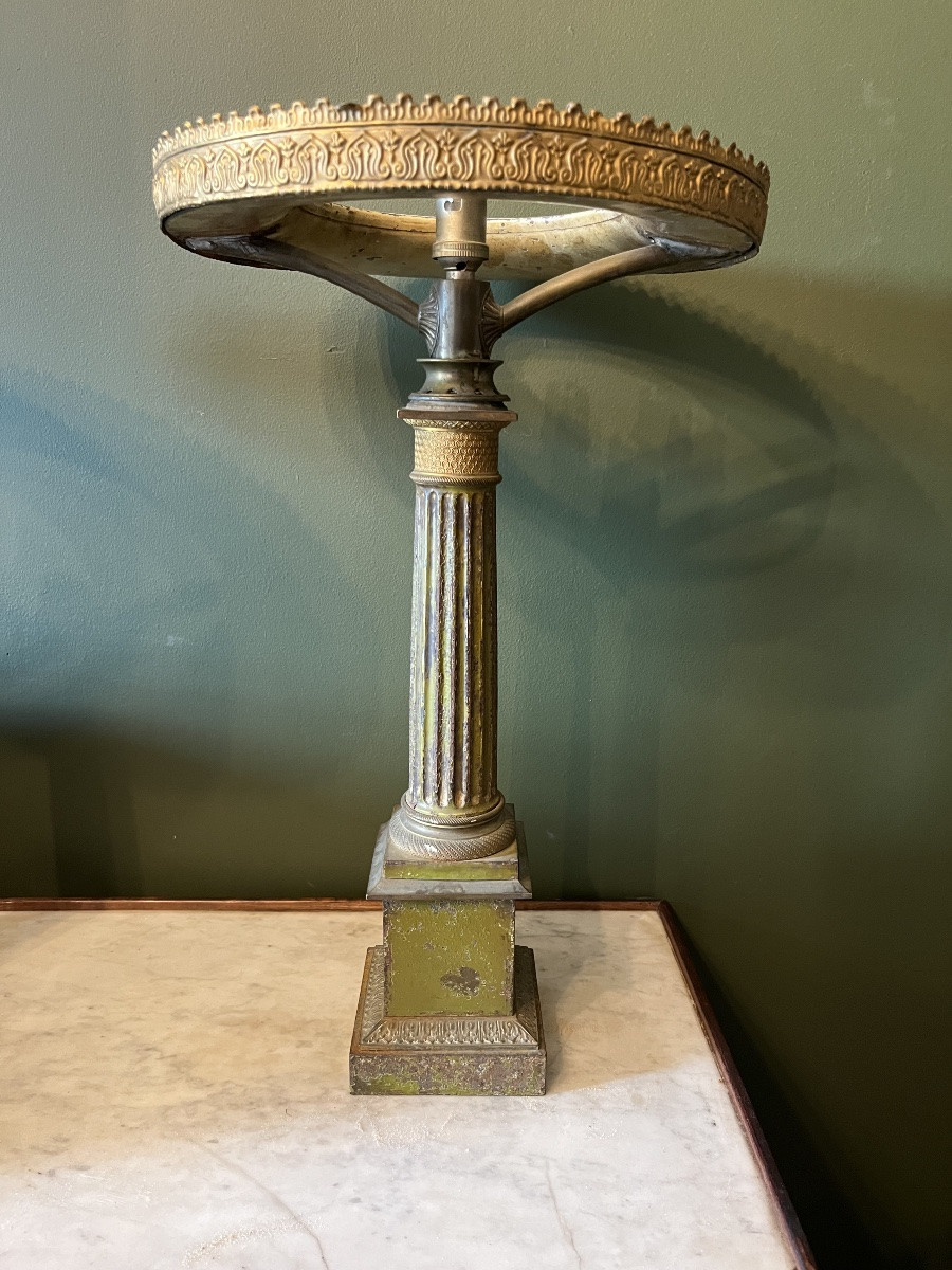 Pair Of 19th Century Carcel Lamps-photo-2