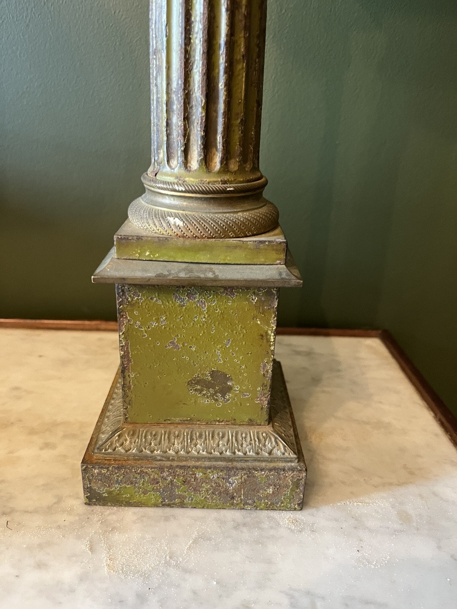 Pair Of 19th Century Carcel Lamps-photo-3