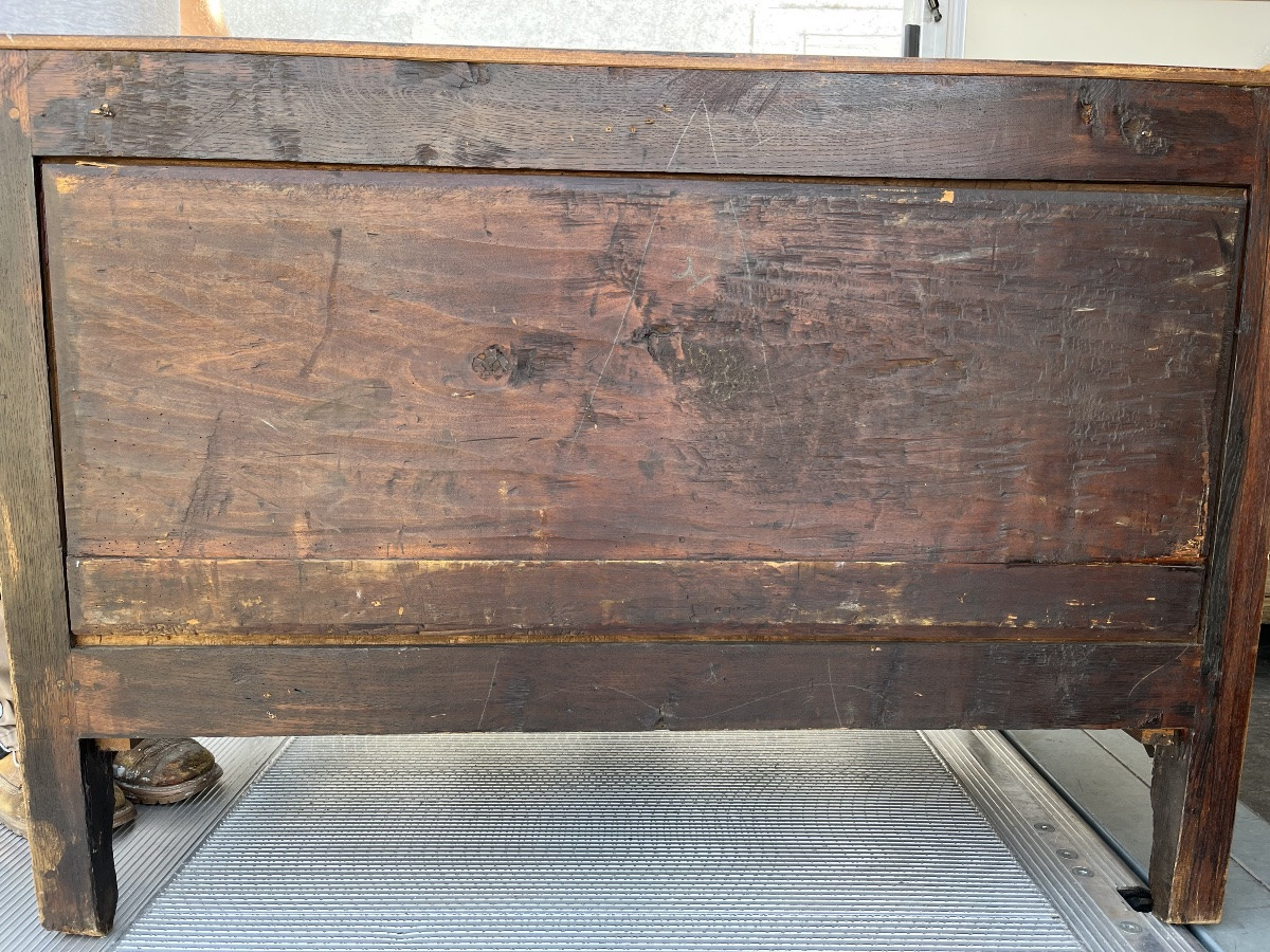 Louis XV Period Chest Of Drawers In Natural Oak -photo-3