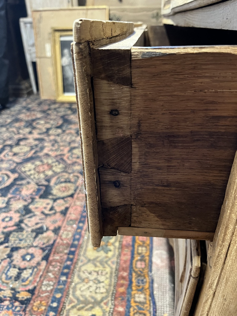 Louis XV Period Chest Of Drawers In Natural Oak -photo-4