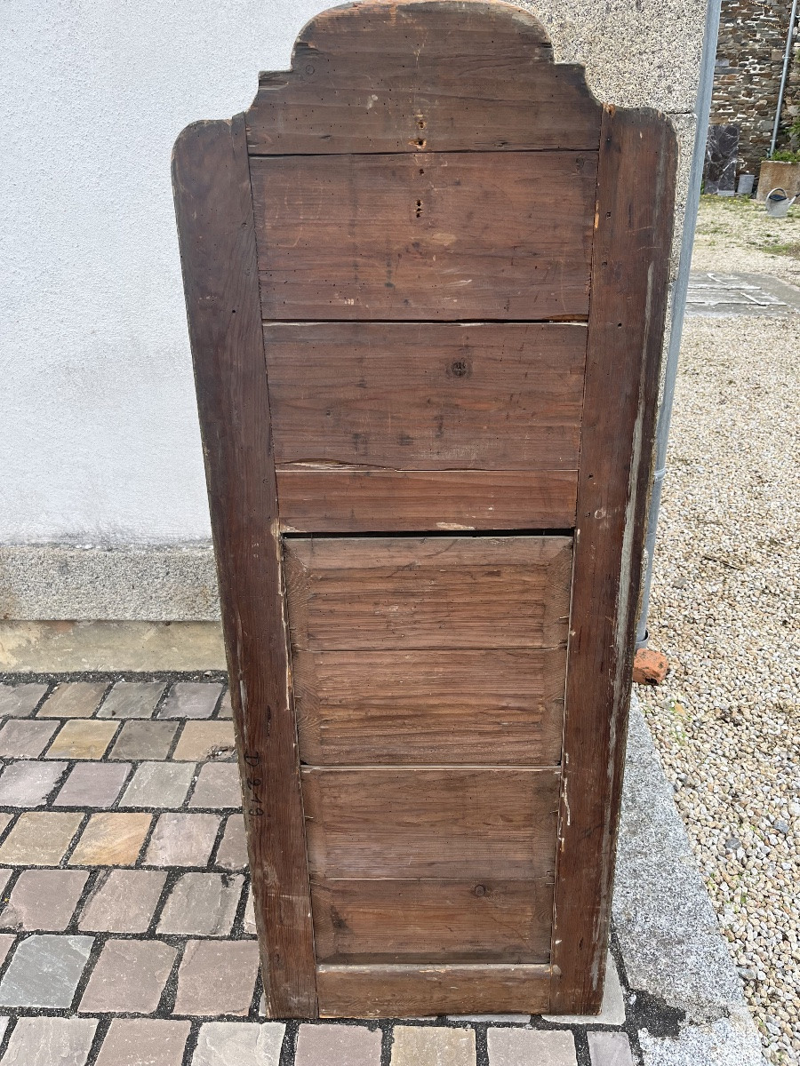 Trumeau d’époque Louis XVI en bois peint -photo-4