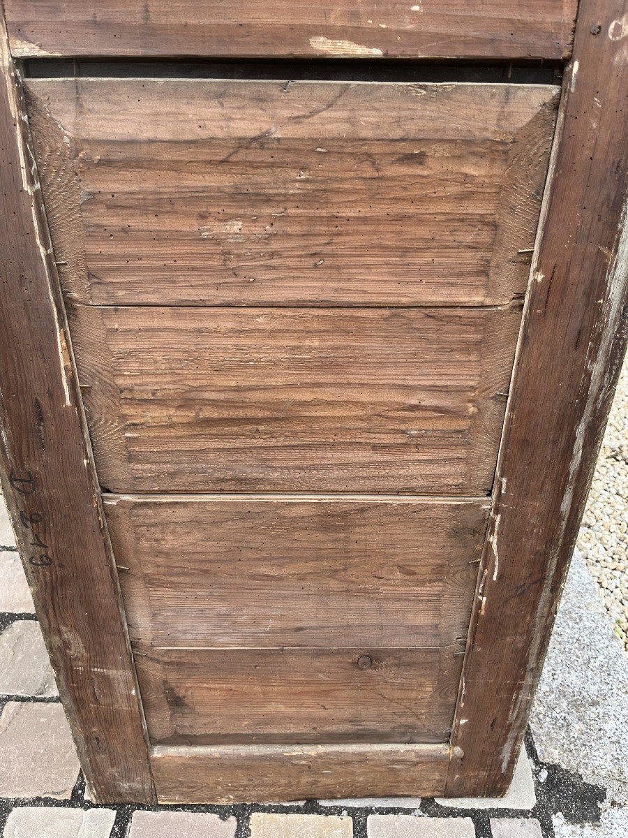 Trumeau d’époque Louis XVI en bois peint -photo-5