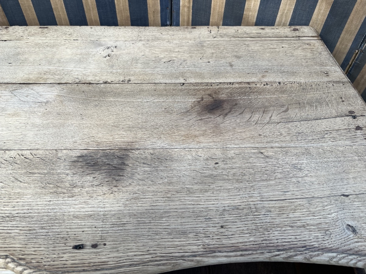 Commode de Namur du XVIIIe en chêne naturel -photo-4